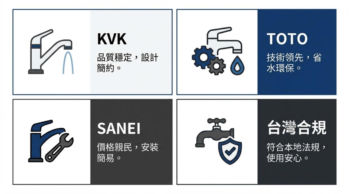 除了 KVK，還有哪些日系廚房龍頭？一篇看懂 TOTO、SANEI 的設計風格與功能差異